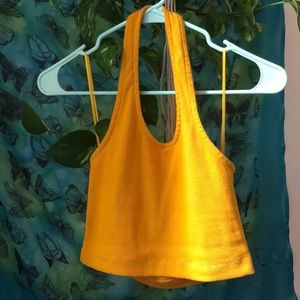 🧚🏼‍♂️cropped halter top